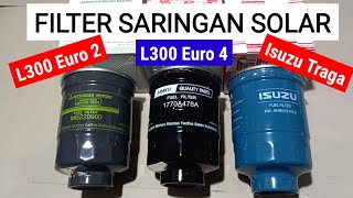 L300 Euro 4  Isuzu Traga  L300 Euro 2  Saringan Solar [upl. by Ybreh907]