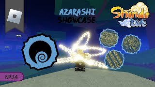 Azarashi Bloodline FULL SHOWCASE  Shindo Life Azarashi Showcase  Review [upl. by Reinal]