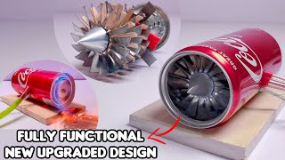 Making a Fully Functional Jet Engine from Soda can  diy Jet Engine  homemade Jet Engine [upl. by Ytsenoh540]