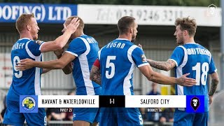 Havant amp Waterlooville 11 Salford City  National League 2508 [upl. by Dow]