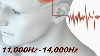 Tinnitus Relief Sounds  White Noise amp Sine Waves 11000Hz  14000Hz  Tinnitus Sound Therapy [upl. by Camala]