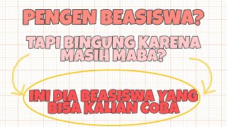 BEASISWA UNTUK MABA SEMESTER 1amp2 PART 1 [upl. by Ovid943]