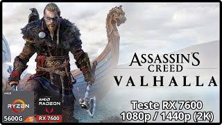 Assassins Creed Valhalla  Ryzen 5 5600G  RX 7600  16gb RAM [upl. by Diarmid850]