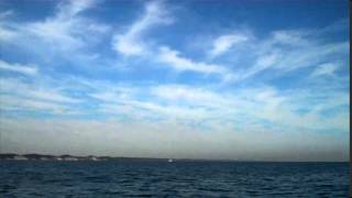 Sailing towards Burns Harbor amp Indiana Dunes [upl. by Ynatsyd]