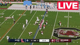 NCAAF LIVE🔴 Ole Miss Rebels vs South Carolina Gamecocks  Week 6 Full Game 2024 College Football 25 [upl. by Dominga]