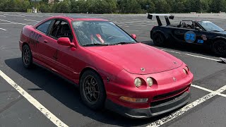 Pocono raceway autocross 1997 Acura integra gsr [upl. by Nortal]