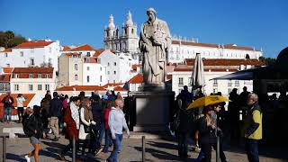 Miradouro das Portas do Sol AND The Museum of Decorative Arts In Lisbon [upl. by Ecnerewal]