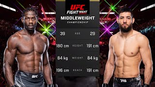 Jared Cannonier vs Nassourdine Imavov Full Fight  UFC Fight Of Night [upl. by Farland]