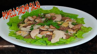 POMELO SHRIMP SALAD [upl. by Enrobialc772]