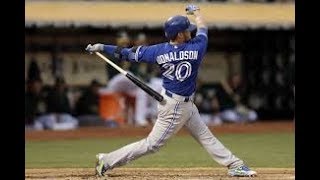 Josh Donaldson 2017 Home Runs [upl. by Ut]