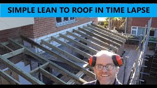 Lean to type extension roof IN TIME LAPSE [upl. by Akerboom]