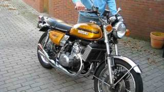 KNALNAARPOTZ Suzuki GT750M nice sound new exhaust system [upl. by Odlauso131]