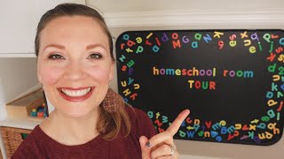 HOMESCHOOL ROOM Tour amp Organization  IKEA Homeschool Room [upl. by Ellinad]