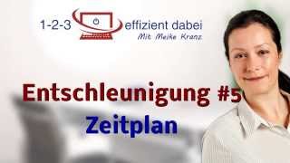 Entschleunigung 5  Zeitplan erstellen [upl. by Mindy]