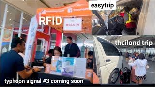 new Van installing Easytrip RFID tiplex Nlex Airport trip [upl. by Eadas]