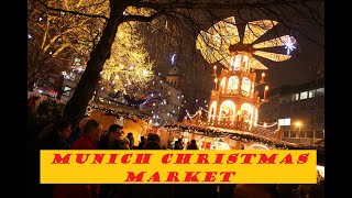 Munich Christmas Market  Christkindlmarkt Munich  2023  Germany [upl. by Ahsilram]