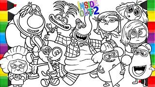 Inside Out 2 Coloring Pages  How To Color BingBong  NCS Music [upl. by Rolyab]