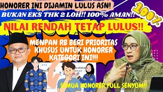 🔴TERJAWAB SUDAH❗HONORER INI NILAI RENDAH TETAP LULUS ASN❗PRIORITAS MENENTUKAN KELULUSAN PPPK❓CEK❗❗ [upl. by Crespo]