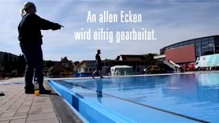 Hochbetrieb im Freibad Aerzen [upl. by Lamahj67]