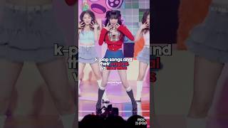 kpop songs and their originaldemo titles  kpop shorts yena aespa nct ive exo itzy unis [upl. by Euqinomod]