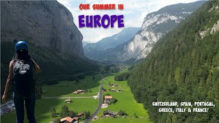 Two Months in Europe 4K  Switzerland Italy Spain Greece Portugal amp France [upl. by Cantone643]