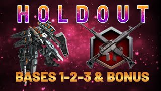 War Commander Holdout Bases 123 amp Bonus Free Repair [upl. by Nieberg32]