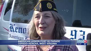 CeredoKenova American Legion Post 93 Veterans Day parade [upl. by Furr]