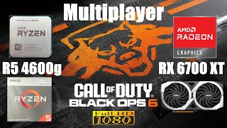 Call of Duty Black Ops 6 Ryzen 5 4600g  RX 6700 XT Multiplayer Nuketown 1080p Low [upl. by Pacificia937]