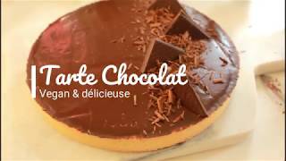 Tarte au chocolat  Recette facile et vegan [upl. by Kayla]