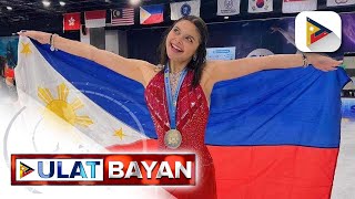 Sofia Frank masaya sa nasungkit na ginto sa Southeast Asian Open Figure Skating 2024 [upl. by Enrak]