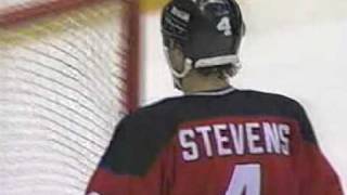 1995 Stanley Cup Finals Game 2 Scott Stevens Blasts Kozlov [upl. by Hadeis]