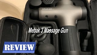 Mebak 3 Massage Gun Review  Worth Your Money 5 Reasons Why It Is [upl. by Tiga]