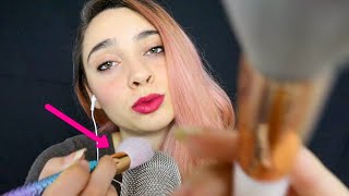 IL MIO VIDEO PERFETTO  ASMR Brushing Camera and Mic Tongue Click Tapping Squishy [upl. by Eleanore137]