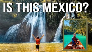 Welcome to the Huasteca Potosina  Mexicos Best Hidden Gem  Tamasopo Waterfalls amp Puente de Dios [upl. by Enellij373]