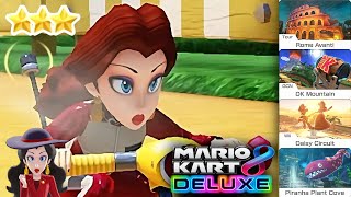 Mario Kart 8 Deluxe Pauline Gameplay Acorn Cup DLC Wave 6 [upl. by Sosthina353]