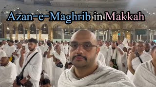 Azan e maghrib in makkah kashifsabrani [upl. by Jaquith]