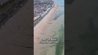 Using a DRONE to find FISHING SPOTS fishing brighton [upl. by Enelez561]