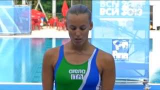 Cagnotto Dallapè  Argento nei 3m sincro ai Mondiali di Barcellona 2013 [upl. by Aekerly]