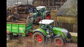 Mist streuen Fendt 939 Vario S4 Fendt 930 Vario TMS Fendt Doppelpack Agrarservice Pascal Braun [upl. by Einaled634]