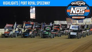 World of Outlaws NOS Energy Drink Sprint Cars  Port Royal Speedway  October 6 2023  HIGHLIGHTS [upl. by Walcoff]