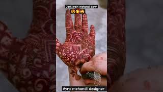 Dark stain mehandi barm😱  trending Mehandi video trending viral shorts ytshorts darkstain barm [upl. by Anitsuj941]