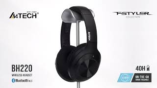 A4Tech Fstyler BH220 Bluetooth Wireless Headphones [upl. by Denoting763]