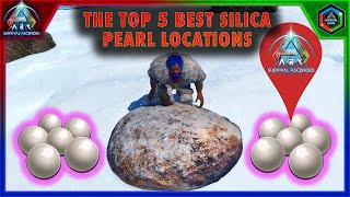 The Top 5 Best Silica Pearl Locations on Ark Survival Ascended [upl. by Anaeg]