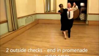 Saunter Together Sequence Dance Walkthrough [upl. by Aleafar]