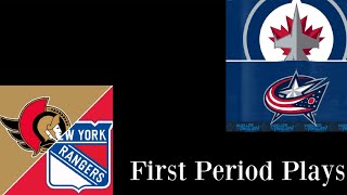 NHL Best Plays of the Day NHL First Period Plays FP totals NHL Hockey [upl. by Maible715]