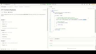 C Solution for Leetcode 217 Contains Duplicate [upl. by Bowyer]