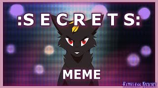 S E C R E T S meme flashing lights [upl. by Regnig336]