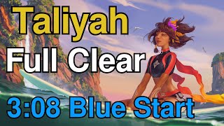 Taliyah Jungle Clear Buffs  308 Blue Start [upl. by Novick]