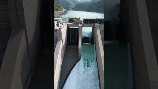 Dam Spillway Overflow damexploration nature waterdam travel waterreservoir [upl. by Mahseh]