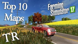 Farming simulator 17  Top 10 en iyi Mapler Best maps [upl. by Nagirrek]